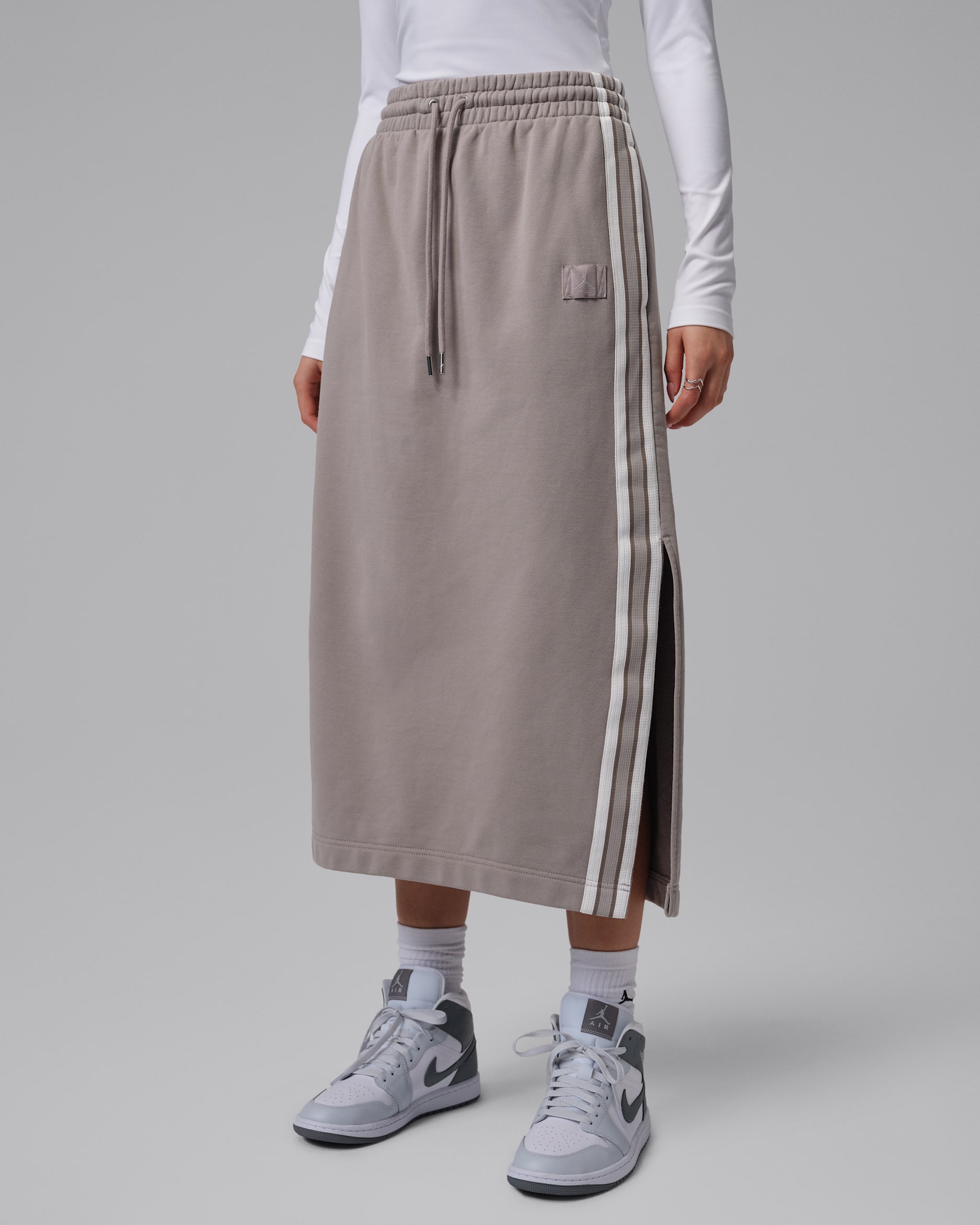 スカート Flight Mode Fleece Long Skirt Jordan Flight Fleece Women's Skirt. Nike.com